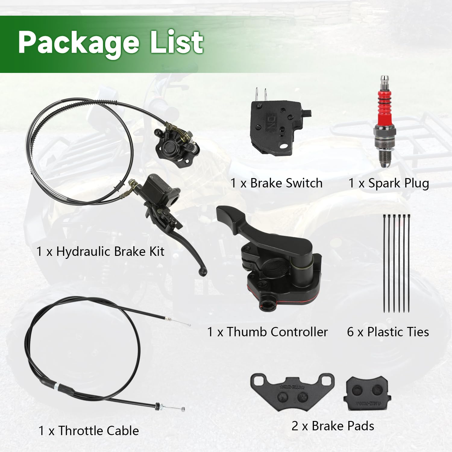 XIKOBY tool set with wrench and screws for simple installation