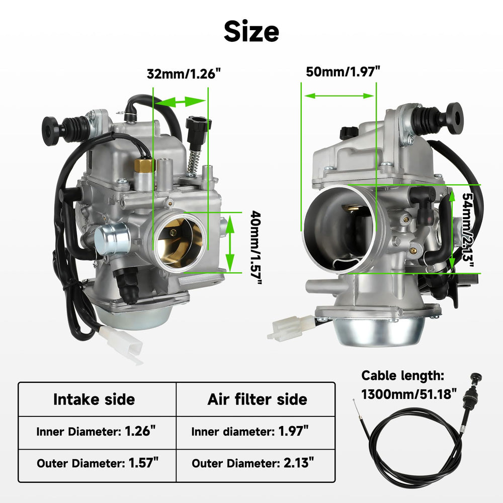 XIKOBY TRX350 carburetor kit fuel filters ensure cleaner fuel path and steadier performance