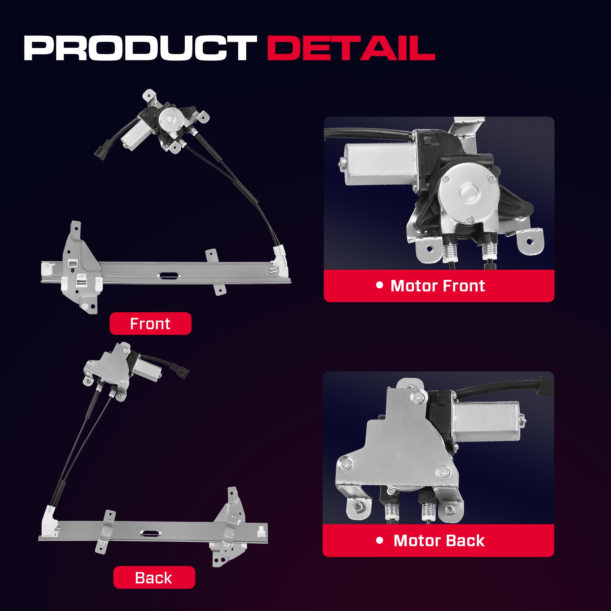 XIMAKA OEM-numbered regulator with motor for 10334397/10315144 provides precise fit