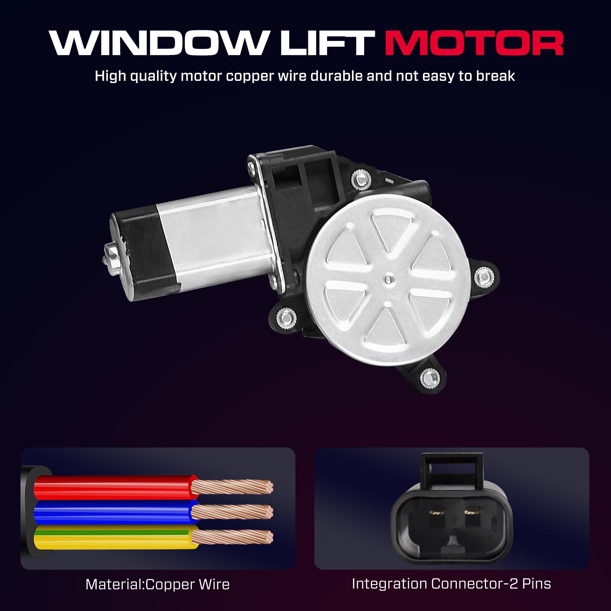 XIMAKA regulator for Chevrolet Avalanche and Suburban, front passenger side window