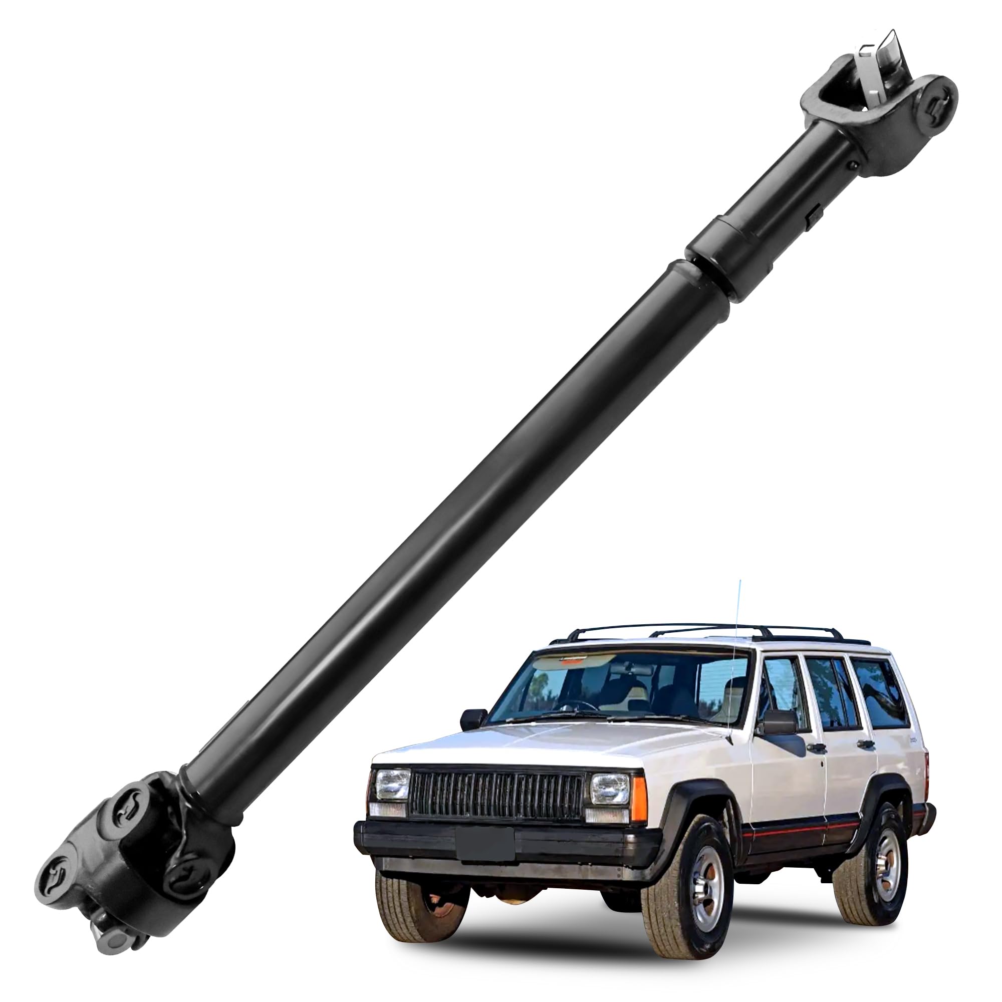 XIMAKA 53005542 front drive shaft exterior view in durable steel.