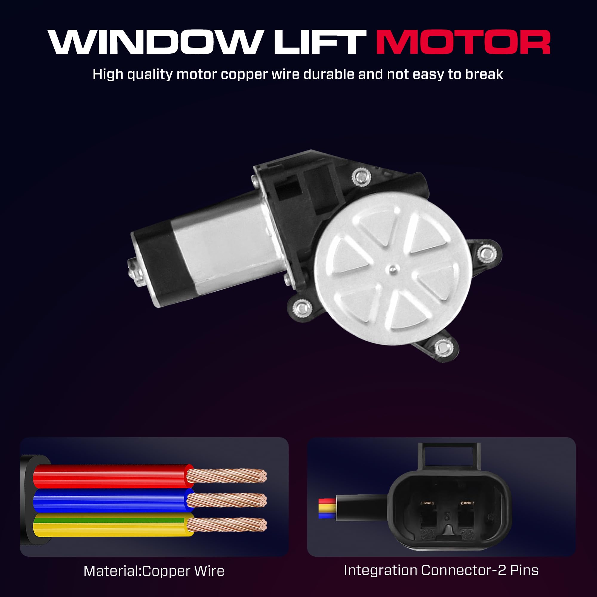 XIMAKA GMC Sierra rear window regulator for reliable power lift