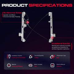 XIMAKA installed front-driver regulator demonstrates easy replacement with minimal tools.