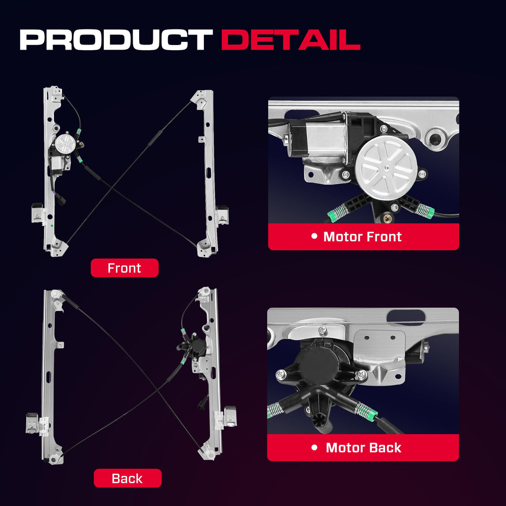 XIMAKA 2-pin compatible front passenger regulator for GM models