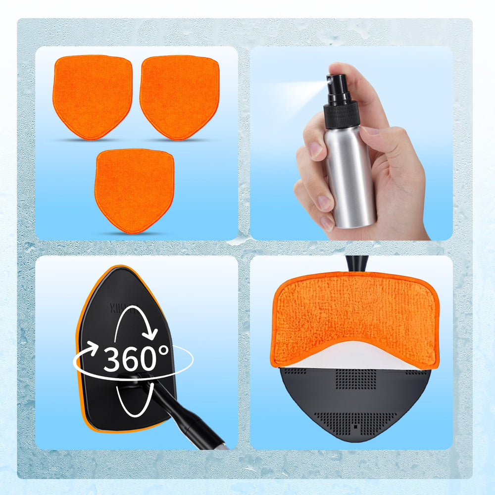 XINDELL Wet and dry pads switch quickly for interior dust and exterior marks