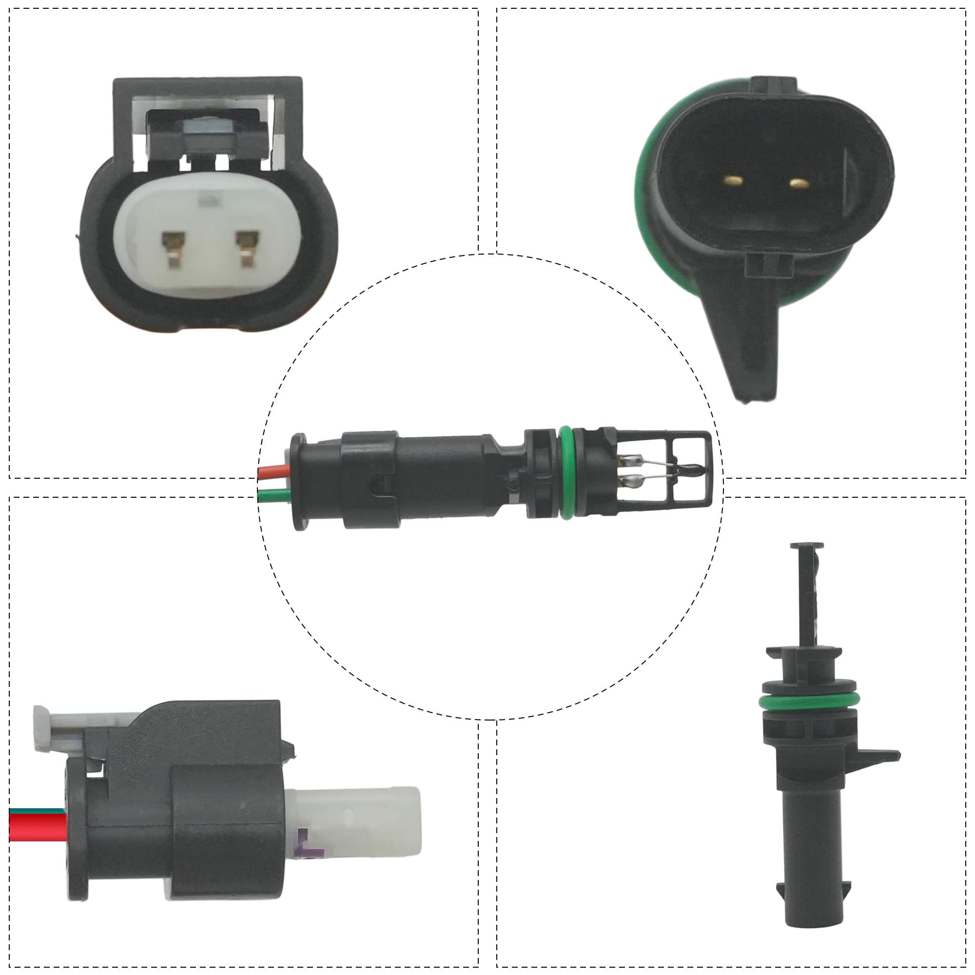 XINSAUTO connector harness secures the IAT sensor reliably