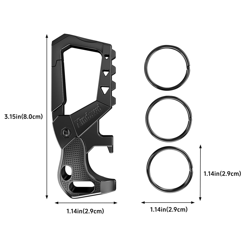 Xindawd carabiner clip keychain, secure key carrying on the go