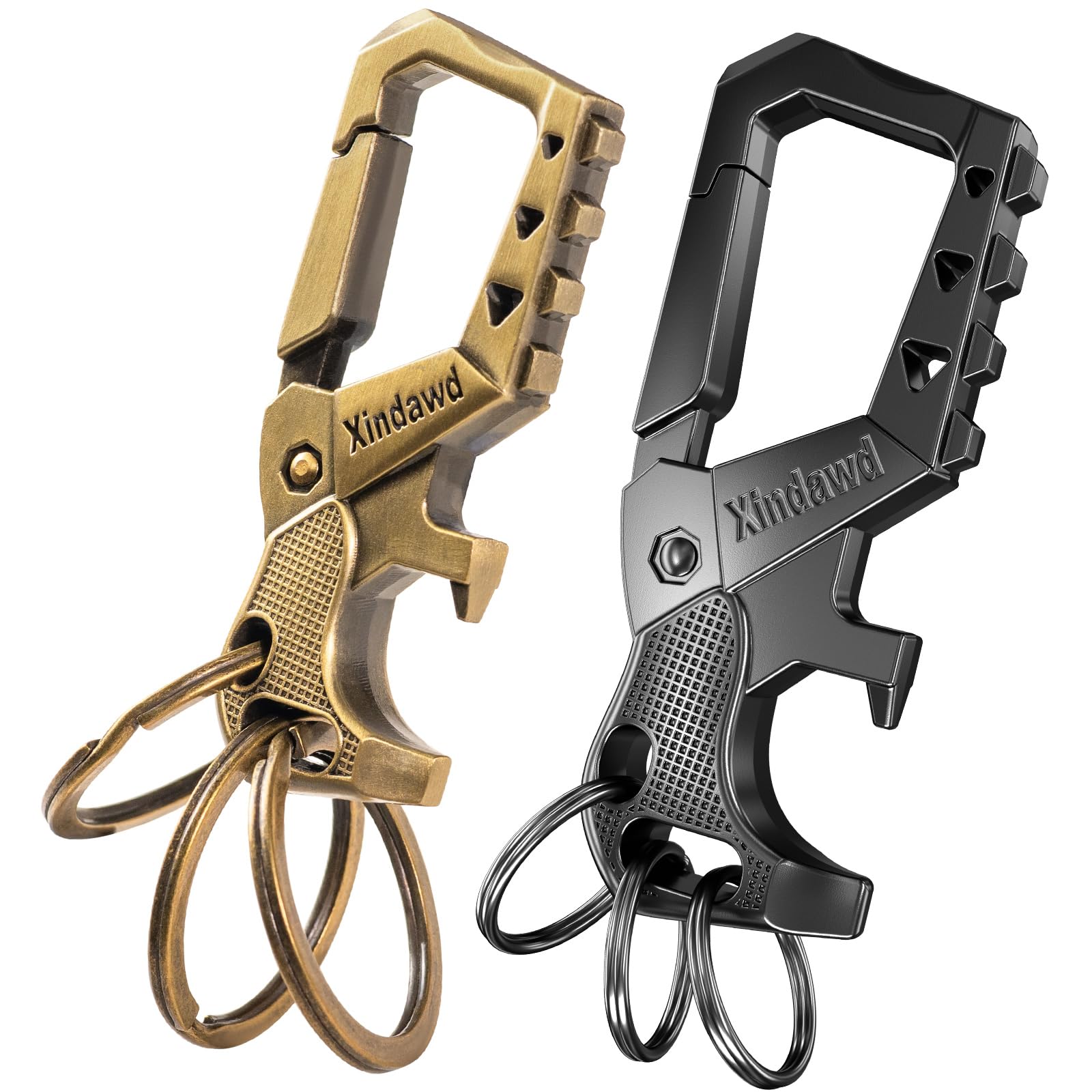 Xindawd heavy-duty keychain with a metal body for daily durability.