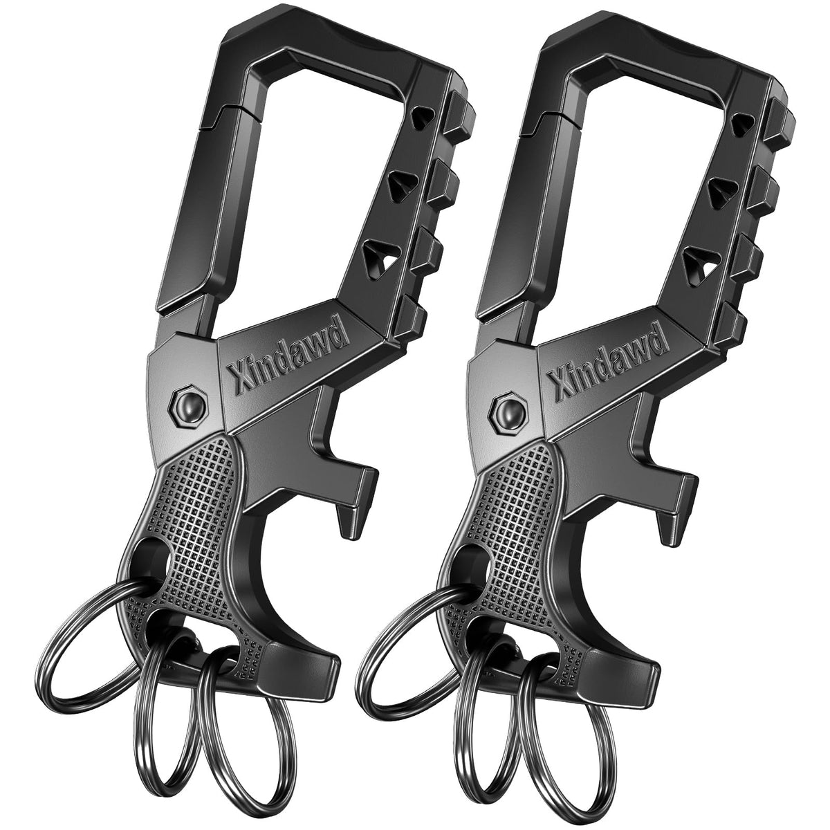 Xindawd heavy-duty keychain with bottle opener, built to endure daily use