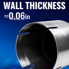 XinDeLeiHuan mandrel-straight tubing emphasizes constant diameter for reliable exhaust flow and performance.