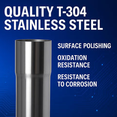 XinDeLeiHuan 304 stainless steel construction for strength and rust resistance.