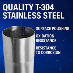 XinDeLeiHuan universal-connector-fit highlights compatibility with many systems via slip-fit design.