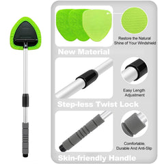 XINDELL nano-fiber pad tackles stubborn grime with glass cleaner