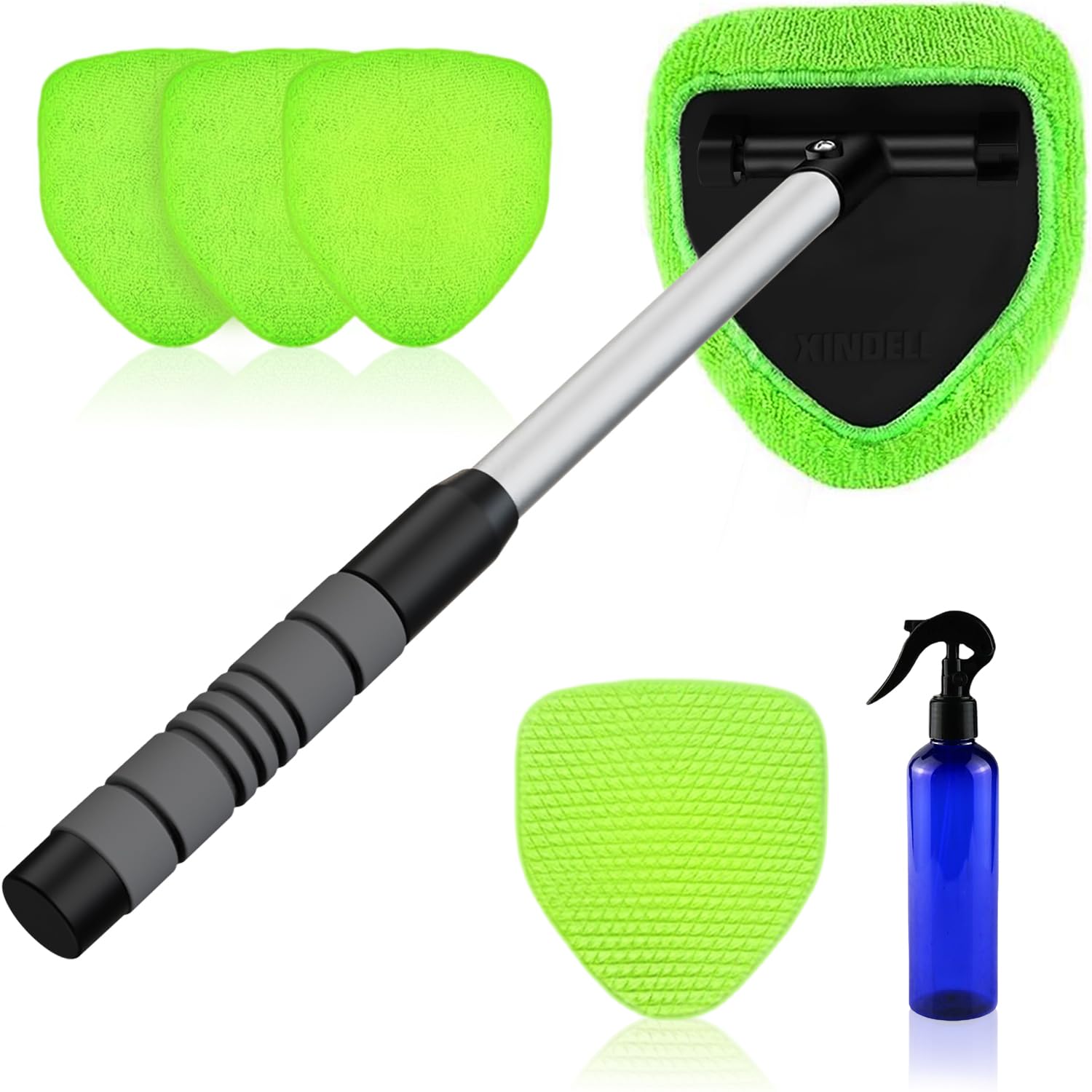 XINDELL Windshield Cleaner Tool with extendable handle for hard-to-reach areas.