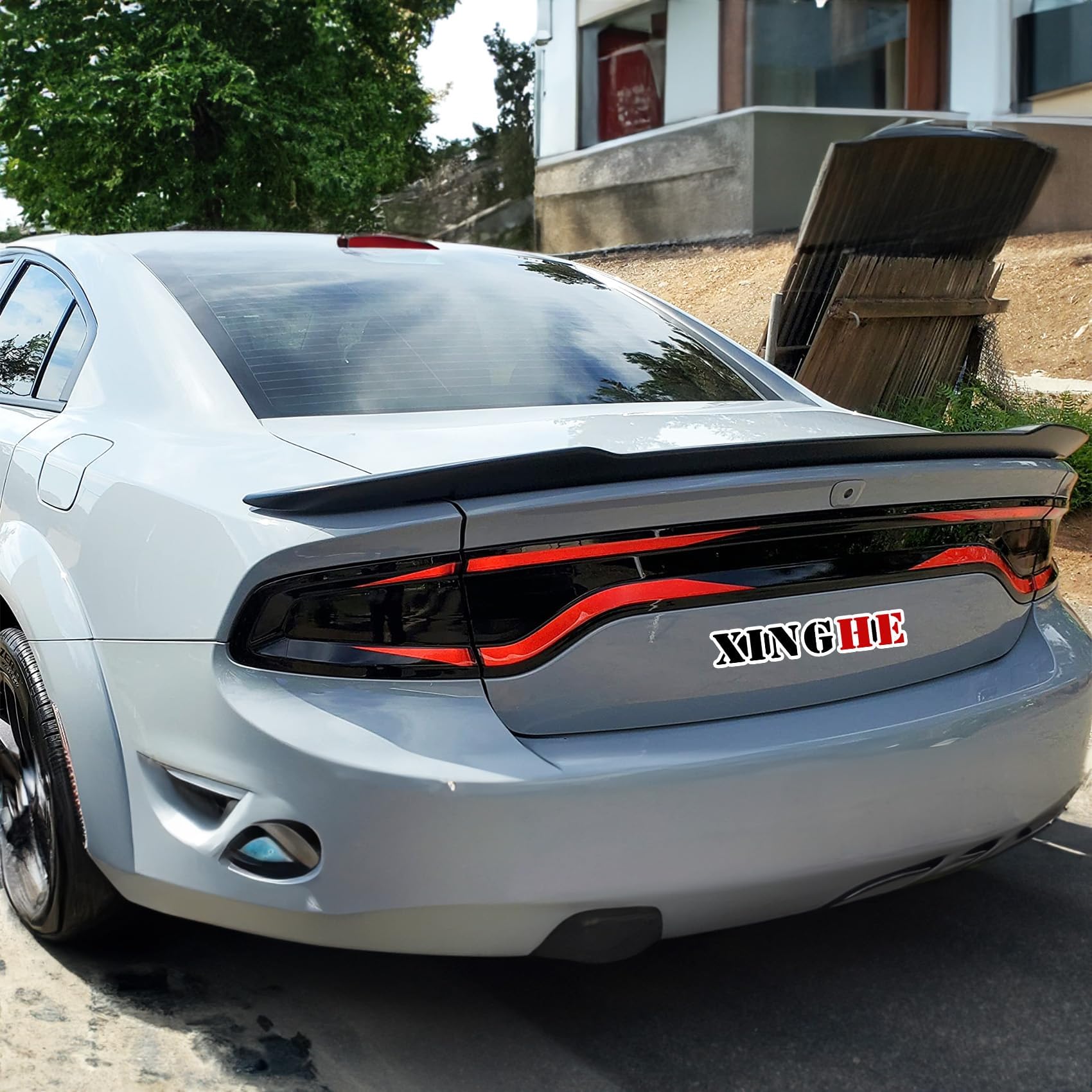Xinghe tail-light decal for 2015-2024 Charger adds distinct style.