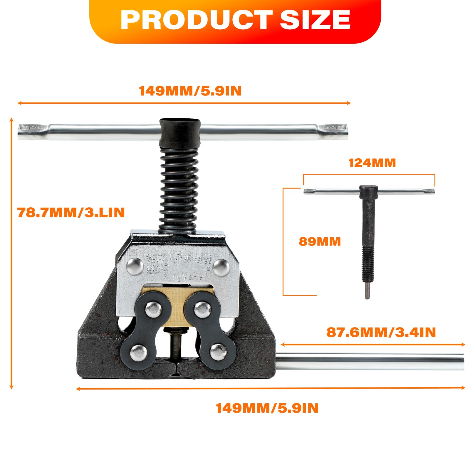 Includes extra upper handle for extended tool life and flexibility