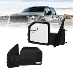 xingsichuang left driver mirror for F-150 with heated glass improves visibility