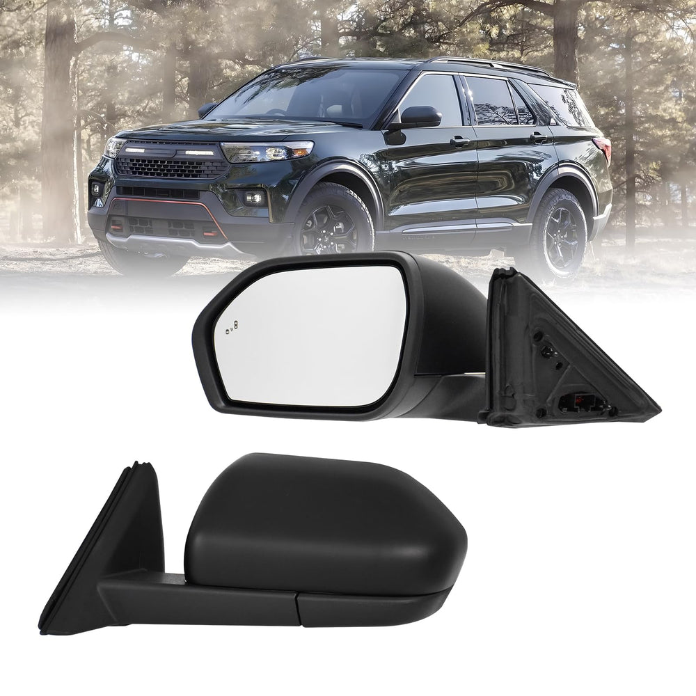 Xingsichuang left driver side mirror for Ford Explorer improves nighttime visibility