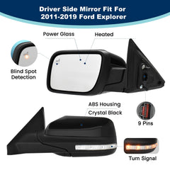 Xingsichuang mirror with turn signal light for safer lane changes