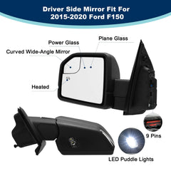 xingsichuang mirror assembly for F-150 with turn signal and puddle light