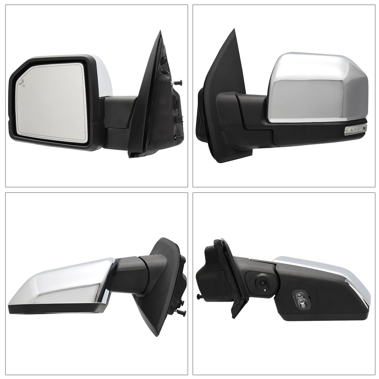 Xingsichuang power-folding mirror folds automatically in tight spaces.