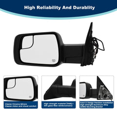 Xingsichuang Ram 1500 passenger-side mirror replacement for flexible installation.