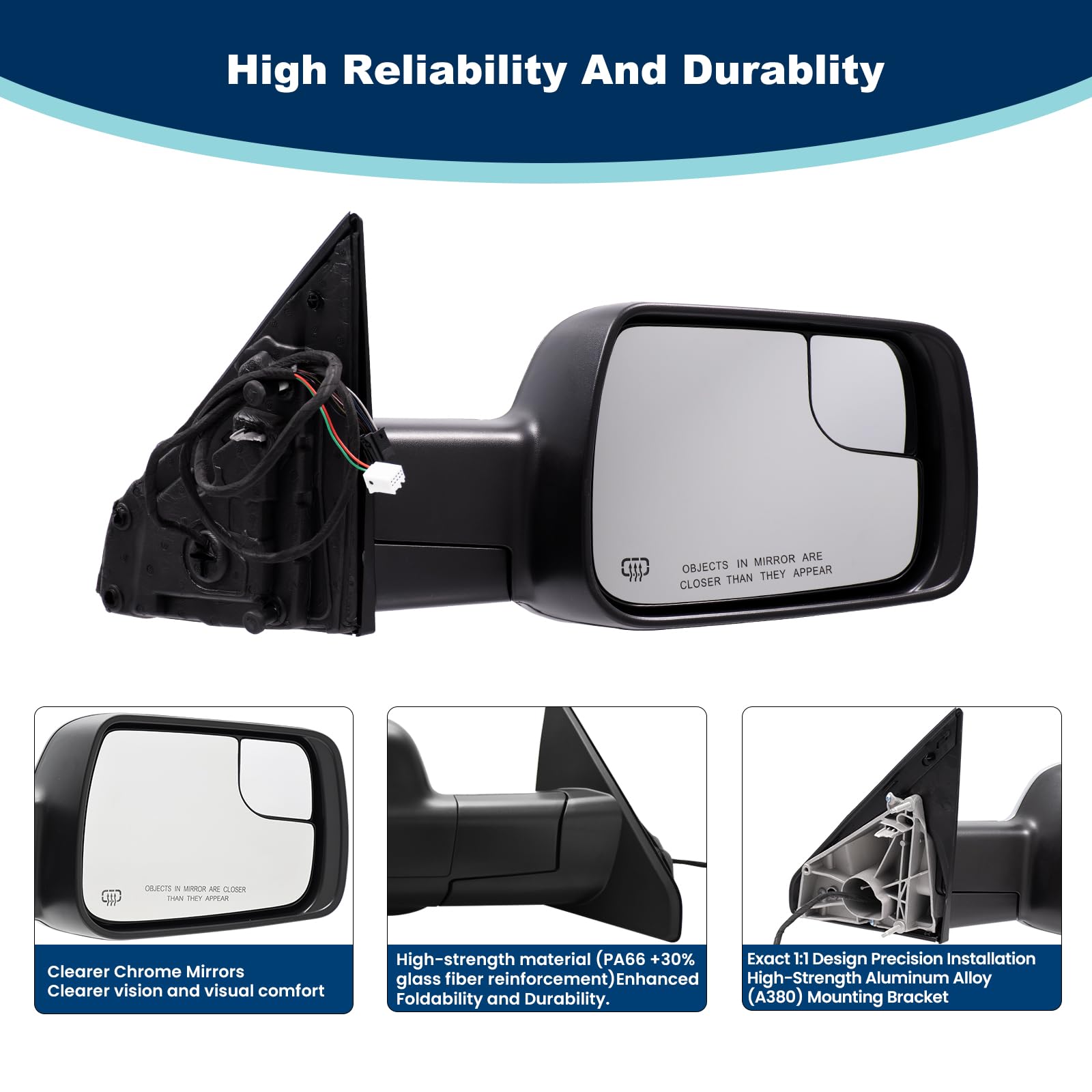 Xingsichuang Ram 1500 mirror glass close-up for clear visibility.