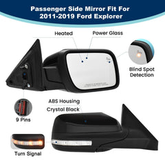 Xingsichuang right passenger mirror shows integrated turn signal for safer lane changes