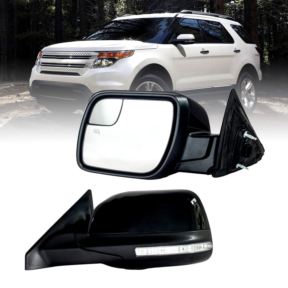 Xingsichuang side mirror replacement for Ford Explorer—right and left mirrors boost visibility and quick fit.