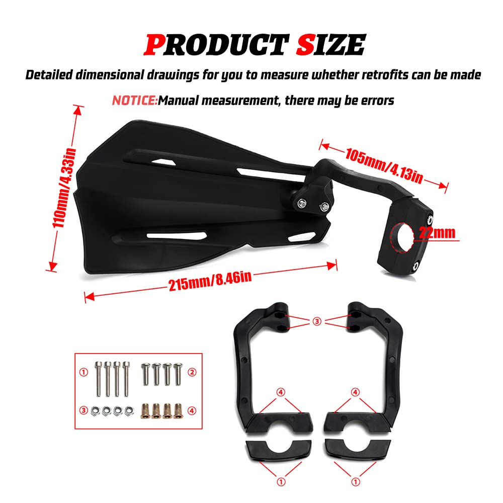 XINGWU handguards on dirt road shielding debris and keeping fingers comfortable