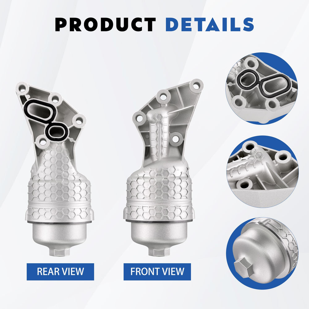 XINLIN 26300-3LAA0 aluminum oil filter housing Palisade close-up seal