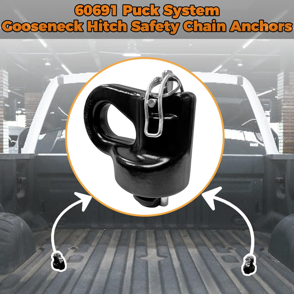 XINRINTONG 60691 wide openings enable easy hitching and heavy hooks.