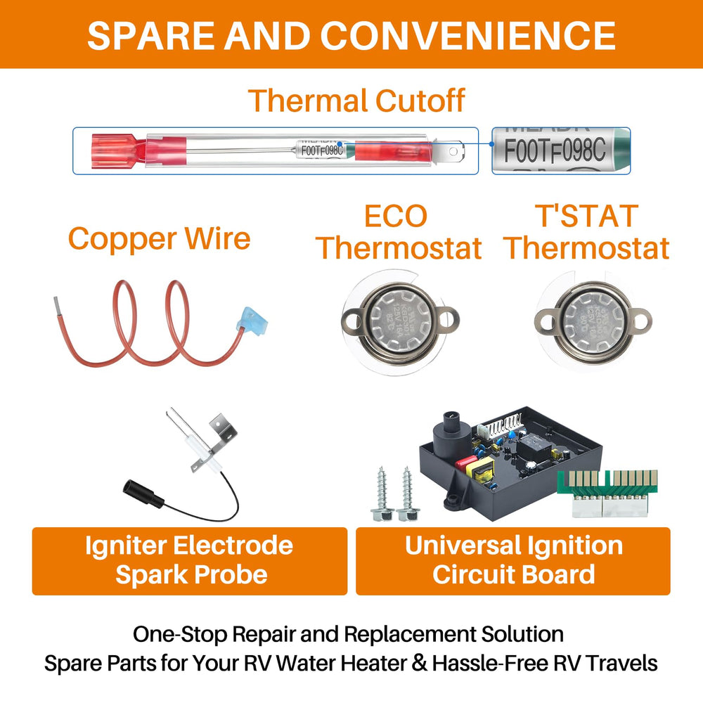 XINSTCO compatible Atwood-Dometic unit ensures broad RV heater compatibility.
