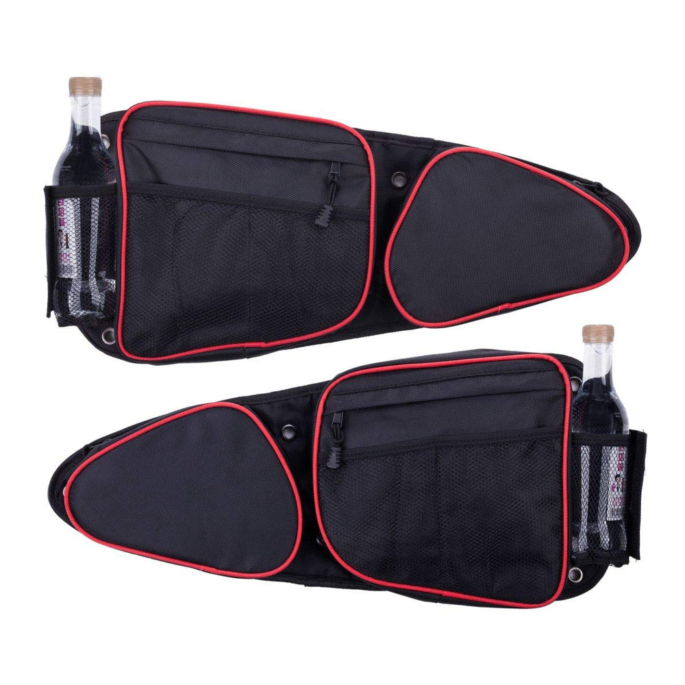 Xintre front door bag left side keeps essentials organized during rides.