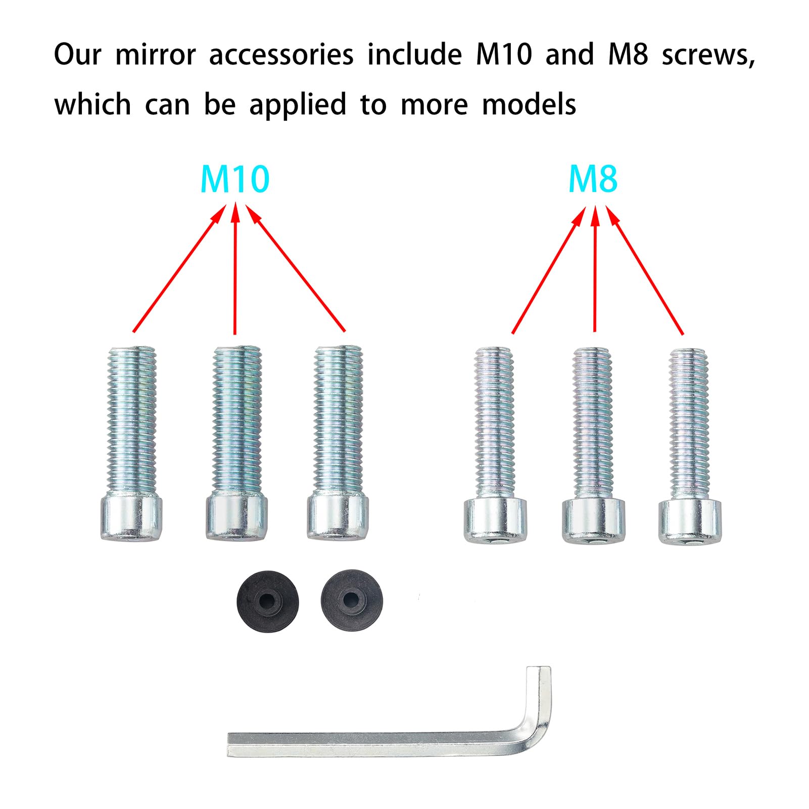 Xintre stealth mirror compatible with Duke, Yamaha, and Kawasaki models.