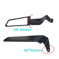 Xintre convex glass mirror offers a wider, high-definition rear view.