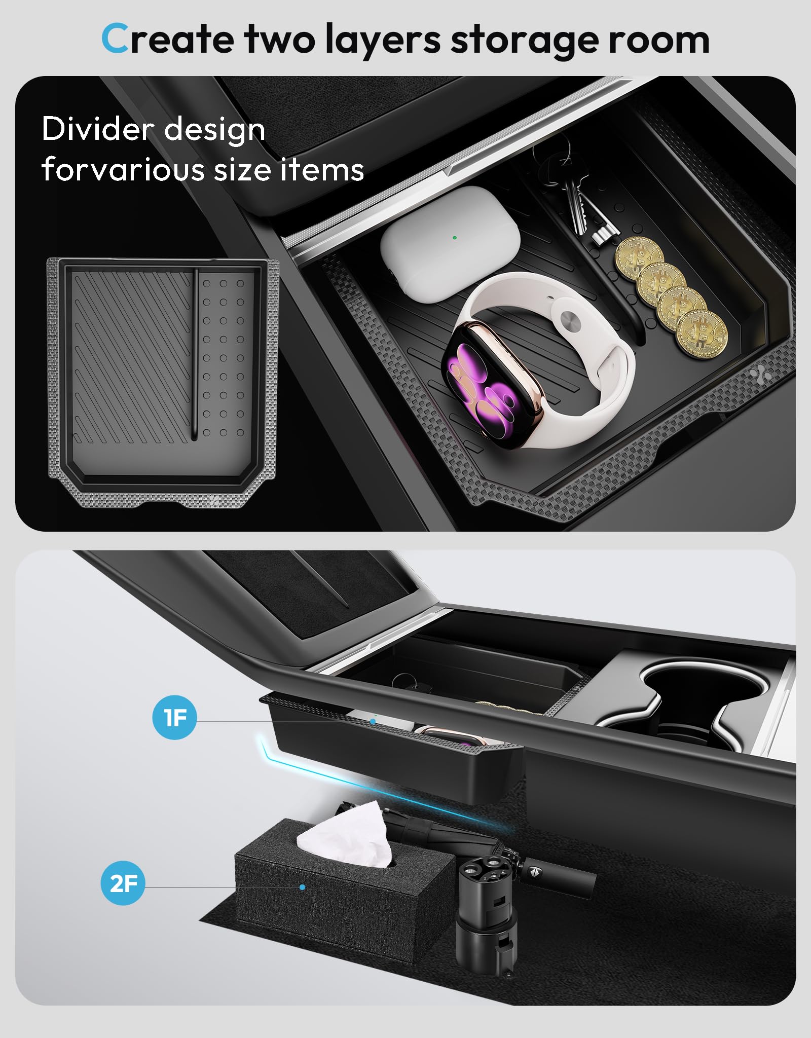 XINTUO hidden compartment design keeps valuables out of sight.