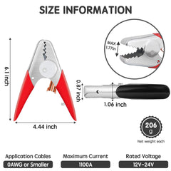 XIOGZAXI clamps with integrated jaws ensure quick, strong connections.