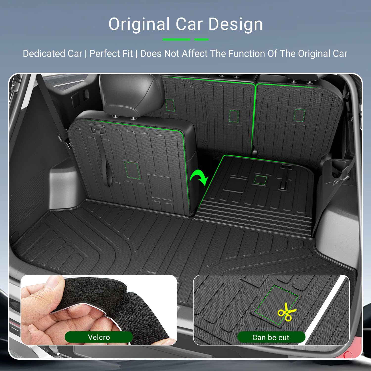 Xipoqix EV9 backrest mat for second row shields seats and eases cleaning