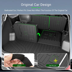 Xipoqix EV9 backrest mat for second row shields seats and eases cleaning
