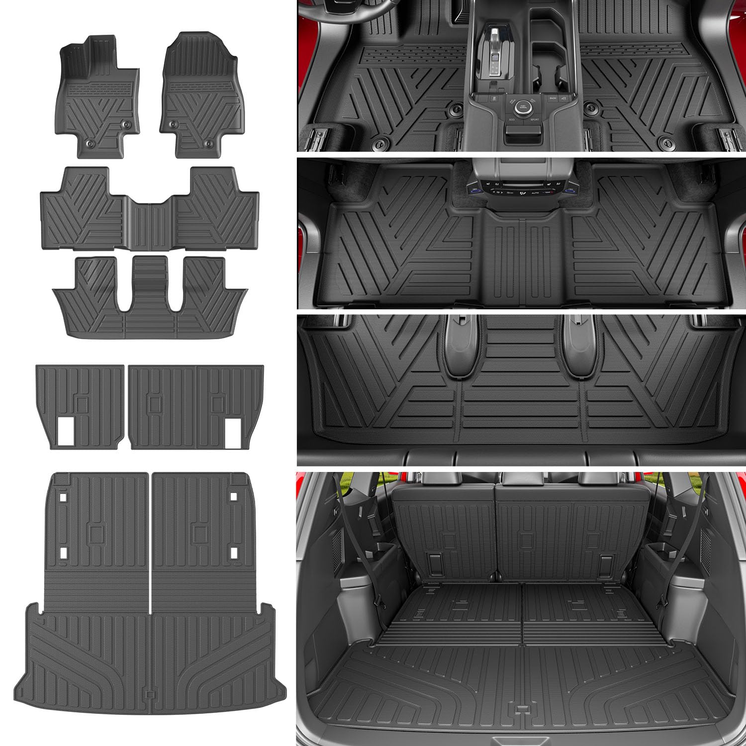 Xipoqix trunk mat for Lexus TX protects cargo space and spills.