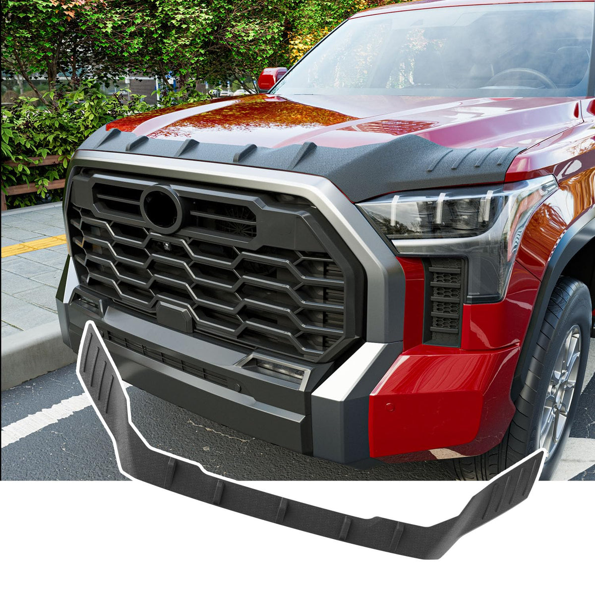xipoqix hood protector front view shielding hood from debris during rides