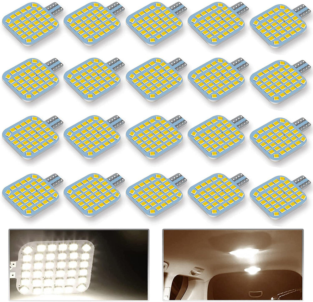Xishwon 20-pack T10 LED bulbs for RV interiors, plug-and-play replacement