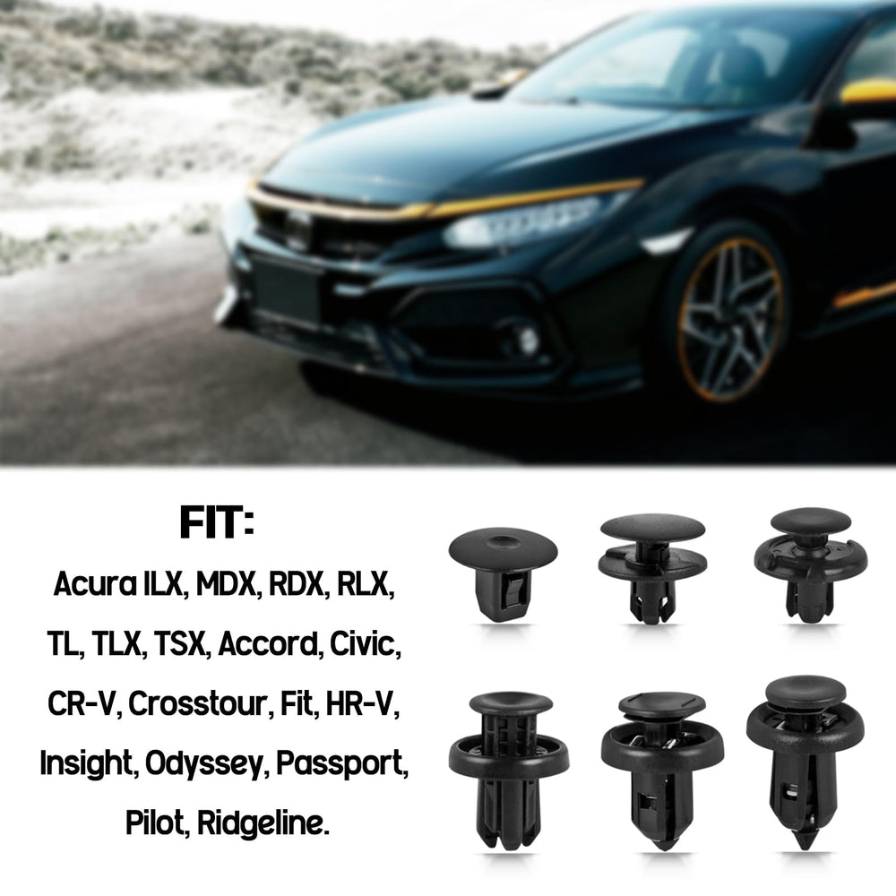 Xislet splash shield clips compatible with 91506-S9A-003.