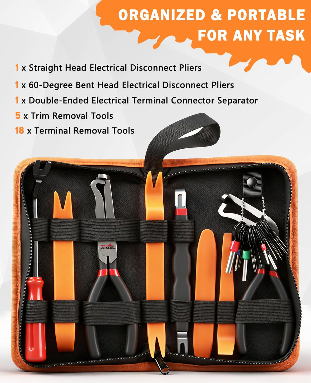 Xislet auto trim removal tools for dashboard and interior work.