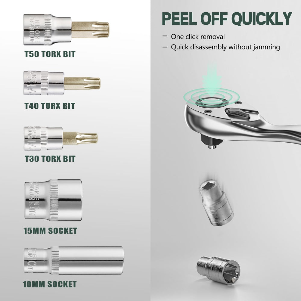 Xislet chrome-vanadium steel tools built for durability and long-term use.