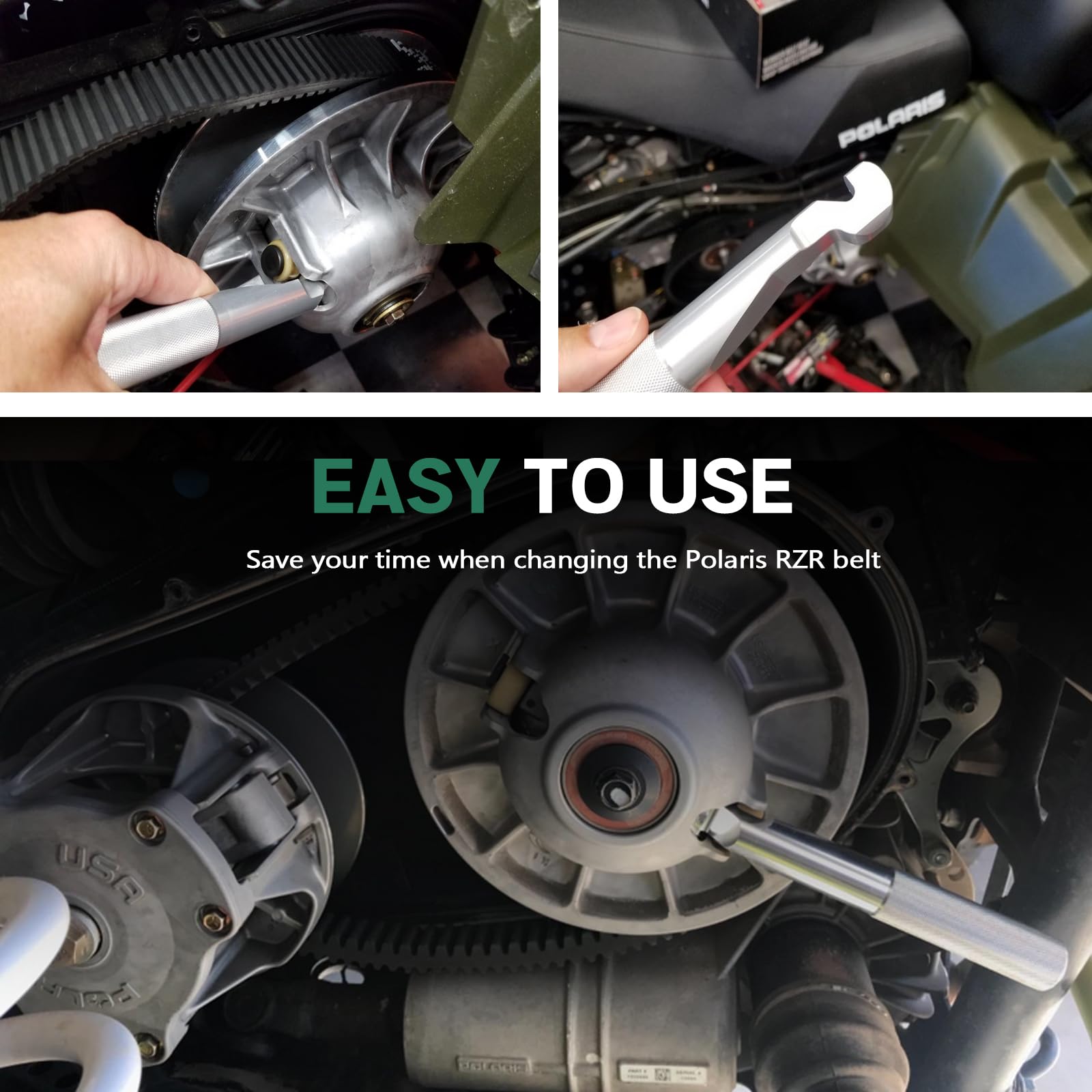 Xislet CNC-machined aluminum belt tool offers precise control.