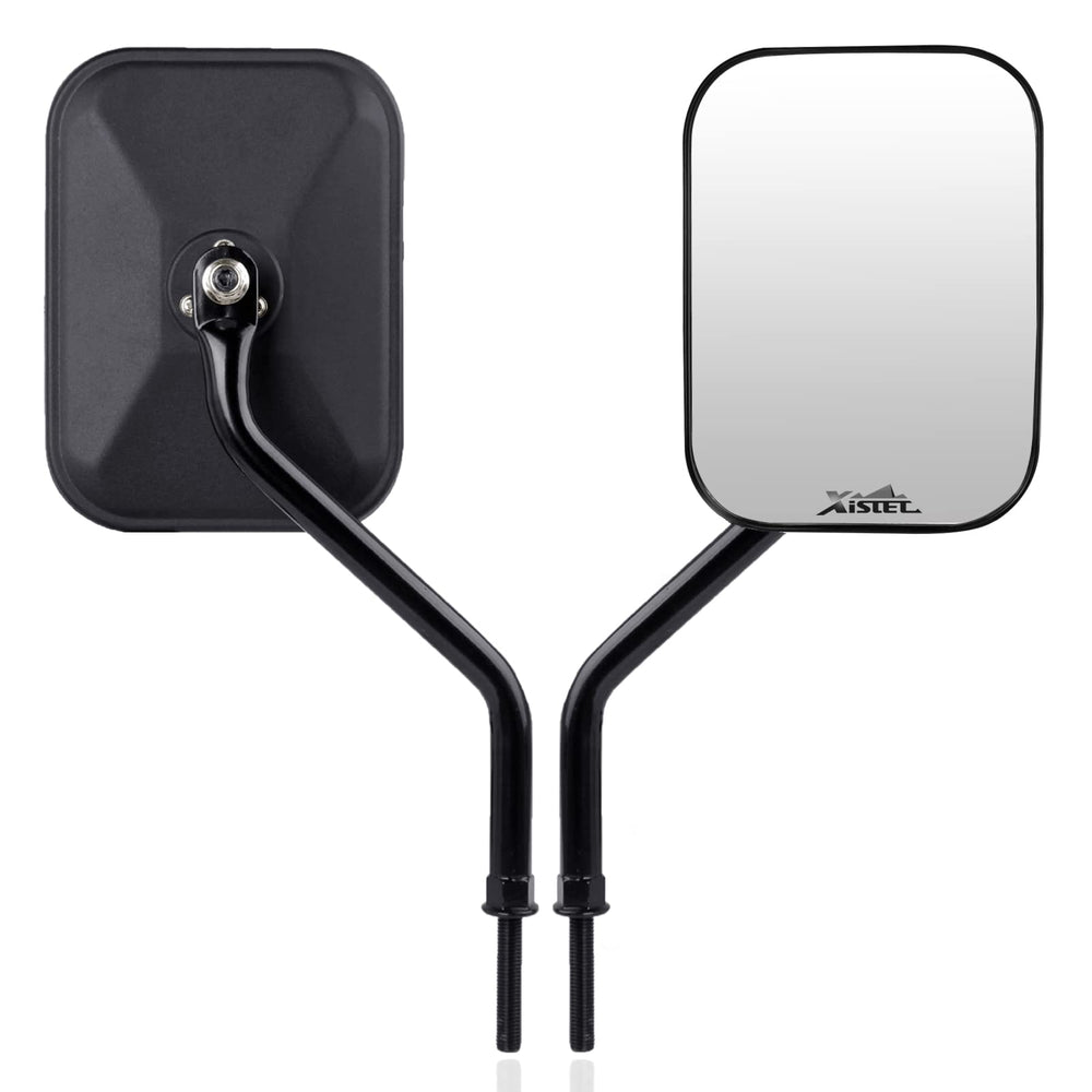Xislet doorless mirror setup aids safe doors-off driving on trails.