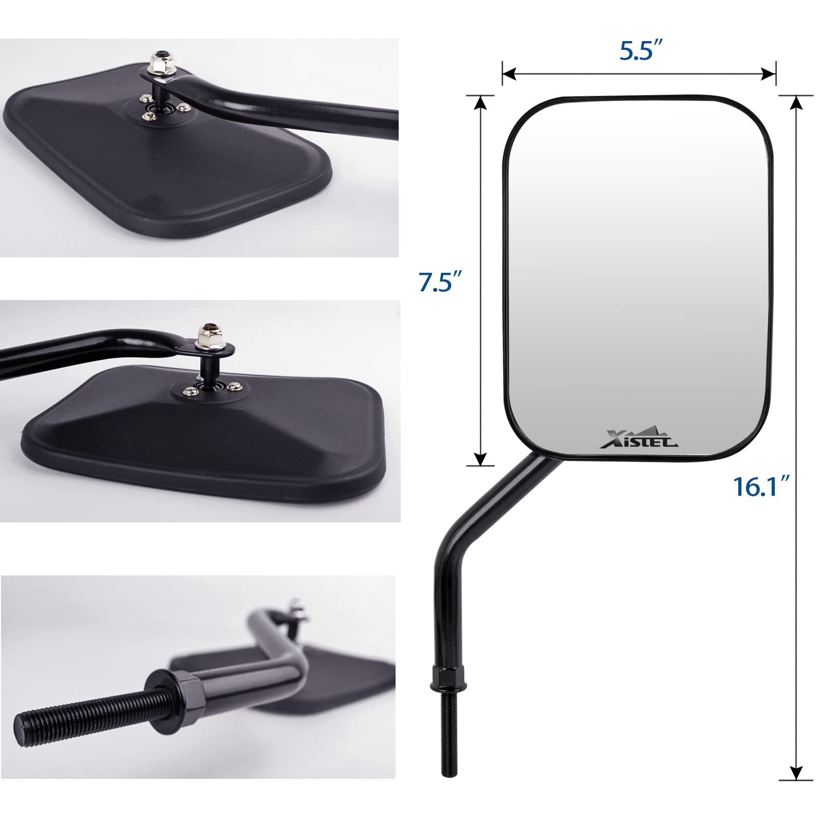 Xislet easy installation with included dual-head wrench simplifies setup.