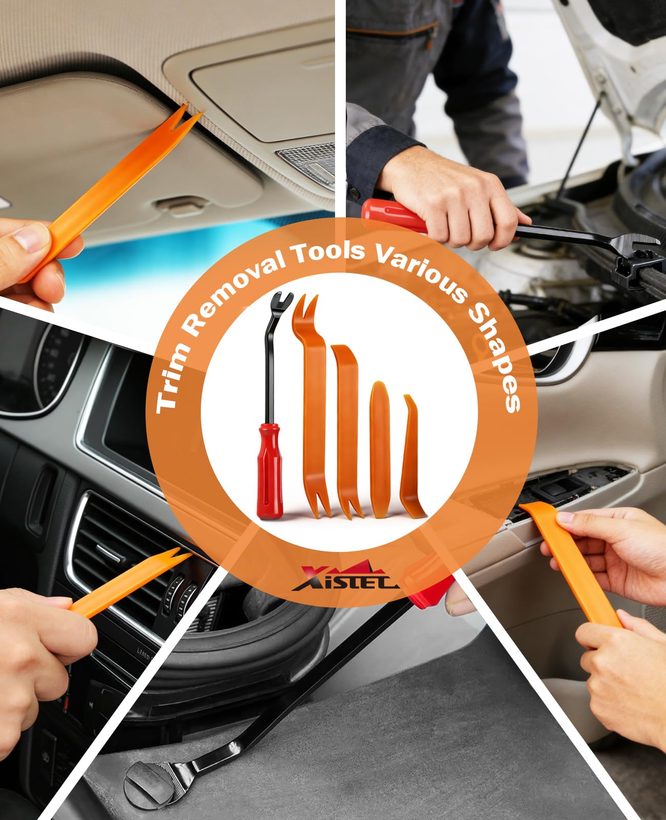Xislet portable storage bag keeps tools organized for roadside and shop use.